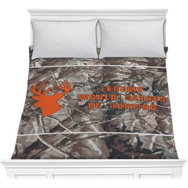 Custom Hunting Camo Comforter - Full / Queen (Personalized)
