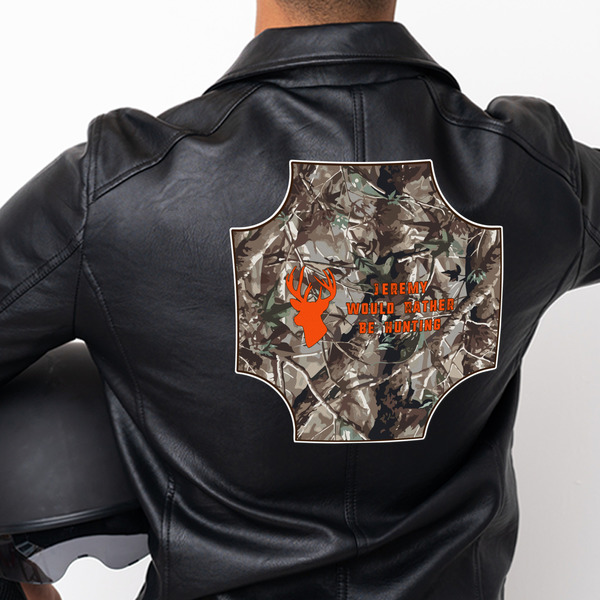 Hunting Camo Custom Shape Iron On Patches - XXXL - APPROVAL