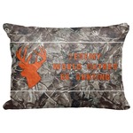 Hunting Camo Decorative Baby Pillowcase - 16"x12" (Personalized)