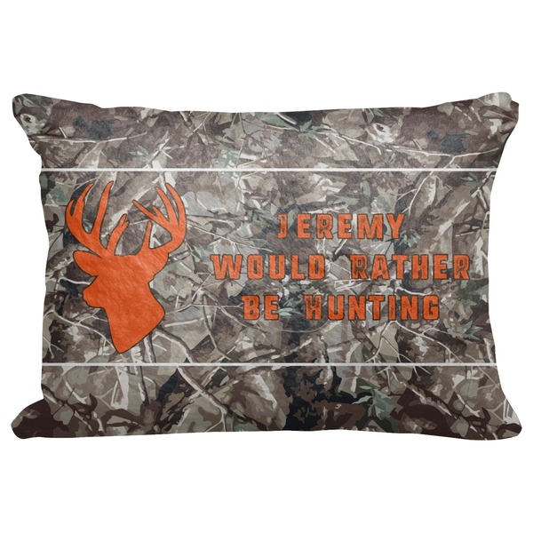 Custom Hunting Camo Decorative Baby Pillowcase - 16"x12" (Personalized)