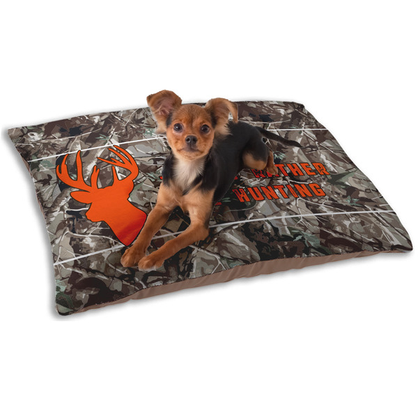 Custom Hunting Camo Dog Bed - Small w/ Name or Text