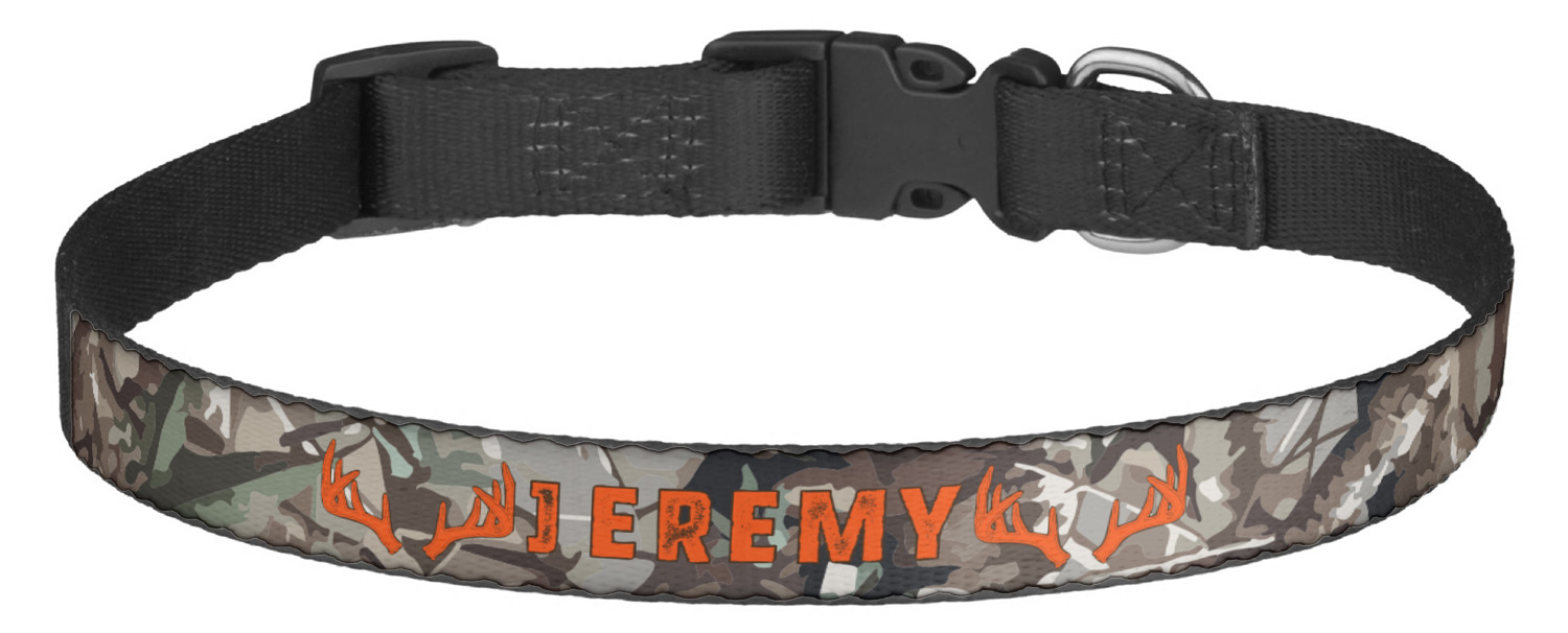 Hunting Camo Dog Collar (Personalized) YouCustomizeIt
