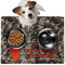 Hunting Camo Dog Food Mat - Medium LIFESTYLE