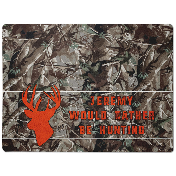 Hunting Camo Dog Food Mat - Medium without bowls