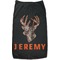 Hunting Camo Black Pet Shirt - M (Personalized)