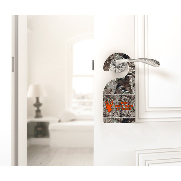 Hunting Camo Door Hanger - LIFESTYLE