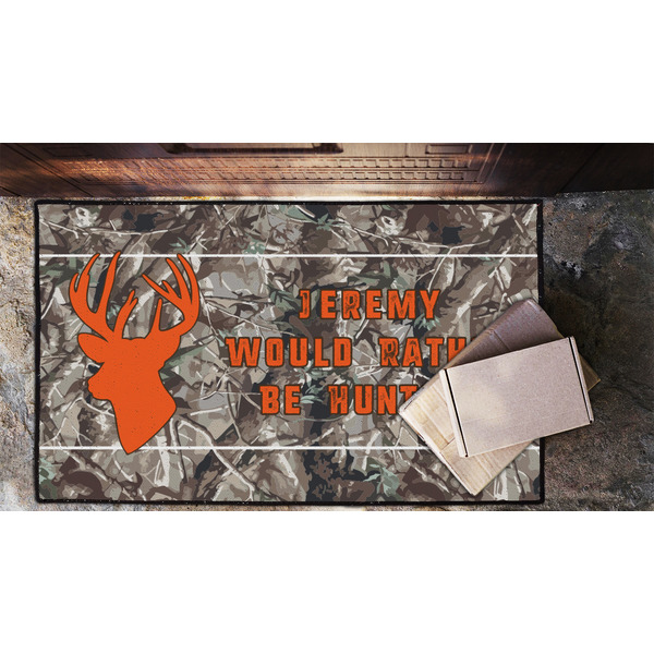 Hunting Camo Door Mat - LIFESTYLE (Lrg)