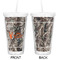Hunting Camo Double Wall Tumbler with Straw - Approval