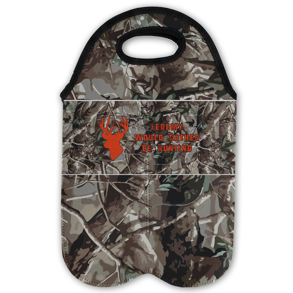Hunting Camo Double Wine Tote - Flat (new)