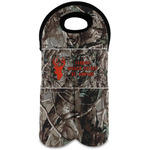 Hunting Camo Wine Tote Bag (2 Bottles) (Personalized)