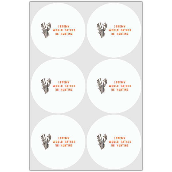 Hunting Camo Drink Topper - Large - Set of 6