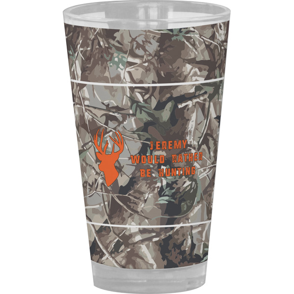 Custom Hunting Camo Pint Glass - Full Color (Personalized)