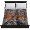 Hunting Camo Duvet Cover - Queen - On Bed - No Prop
