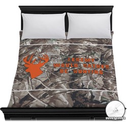 Hunting Camo Duvet Cover - Full / Queen (Personalized)