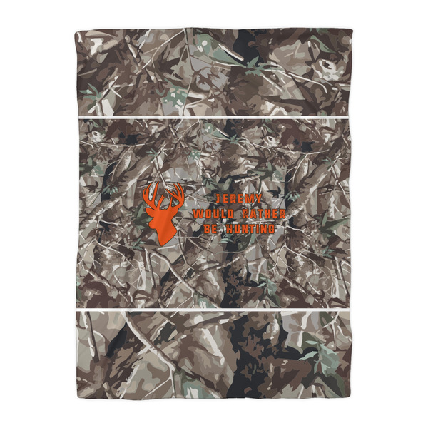 Hunting Camo Duvet Cover - Twin XL - Front