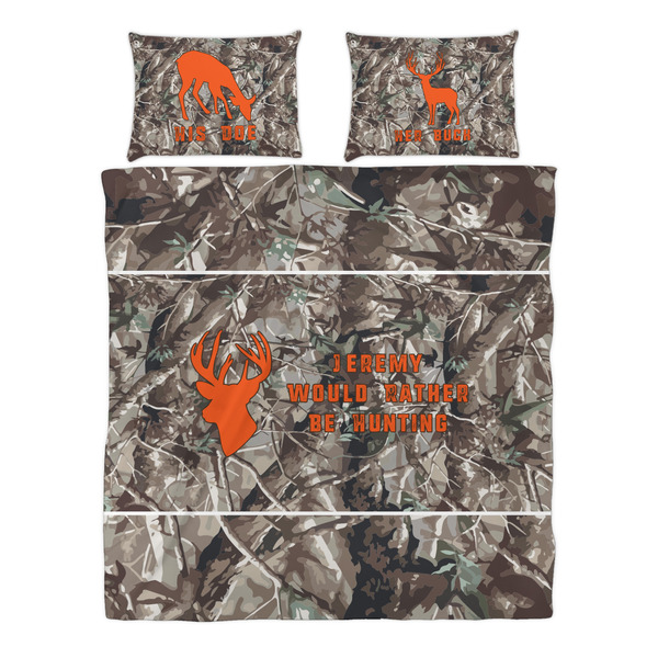 Hunting Camo Duvet cover Set - Queen - Alt Approval
