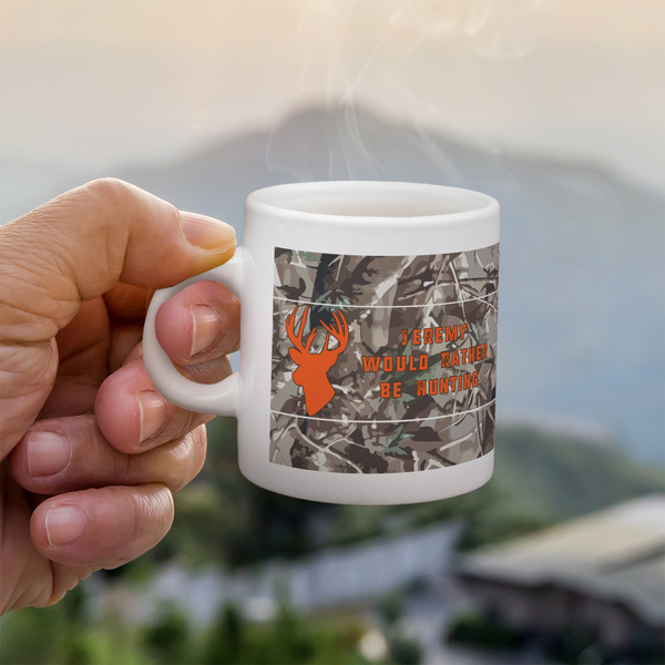 Custom Hunting Camo Single Shot Espresso Cup - Single (Personalized)