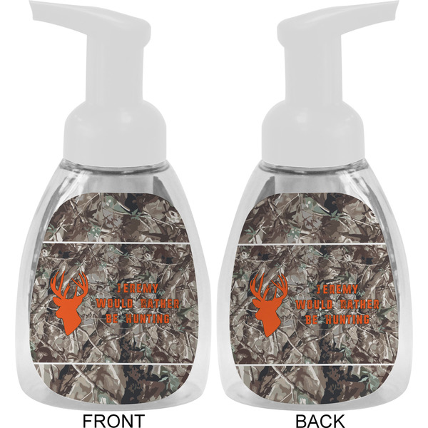 Hunting Camo Foam Soap Bottle Approval - White