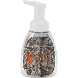 Hunting Camo Foam Soap Bottle - White (Personalized)