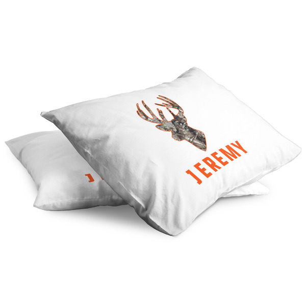 Hunting Camo Full Pillow Case - TWO (partial print)