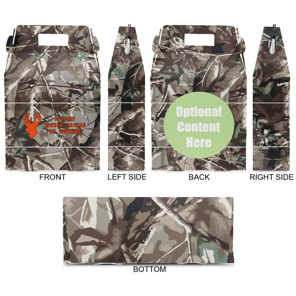 Hunting Camo Gable Favor Box - Approval