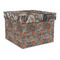 Hunting Camo Gift Boxes with Lid - Canvas Wrapped - Large - Front/Main