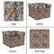 Hunting Camo Gift Boxes with Lid - Canvas Wrapped - X-Large - Approval