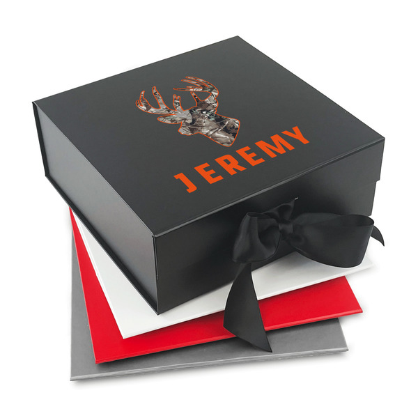 Custom Hunting Camo Gift Box with Magnetic Lid (Personalized)