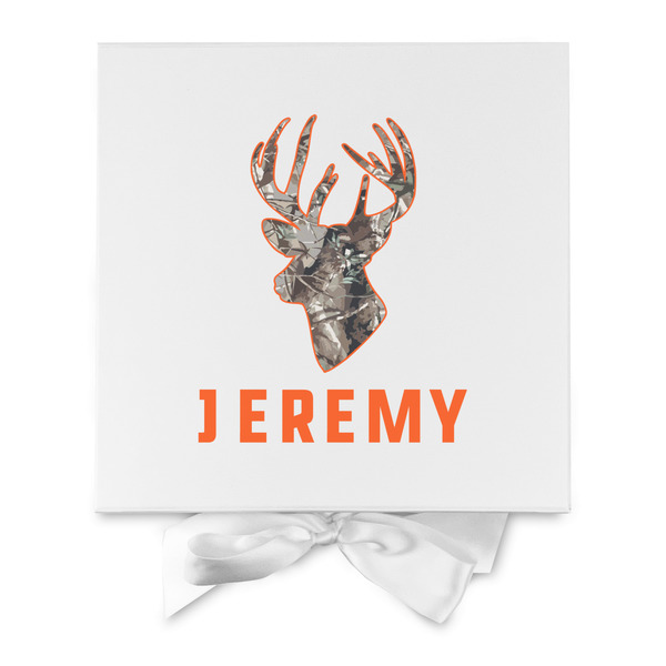 Hunting Camo Gift Boxes with Magnetic Lid - White - Approval