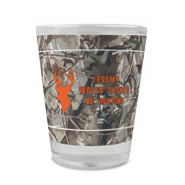 Hunting Camo Glass Shot Glass - Standard - FRONT