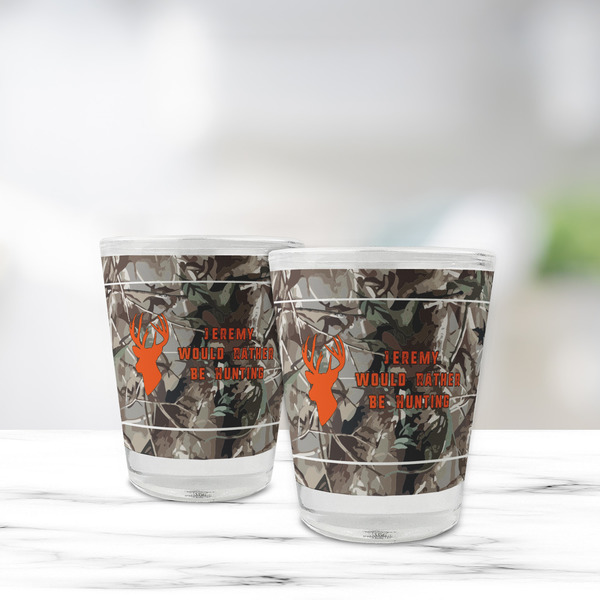Hunting Camo Glass Shot Glass - Standard - LIFESTYLE