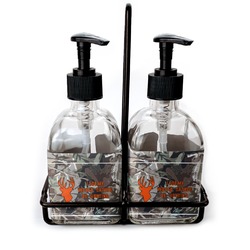 Hunting Camo Glass Soap & Lotion Bottles (Personalized)