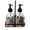 Hunting Camo Glass Soap Lotion Bottle
