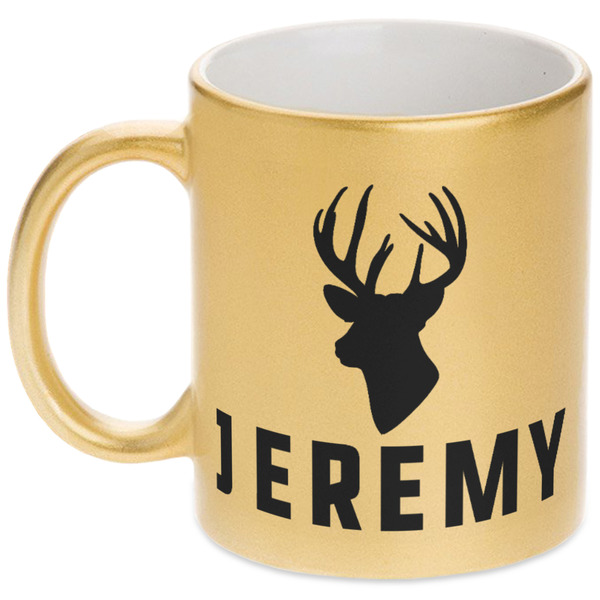 Custom Hunting Camo Metallic Mug (Personalized)