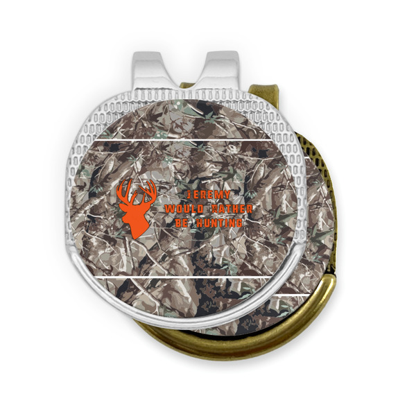 Hunting Camo Golf Ball Marker Hat Clip - PARENT/MAIN