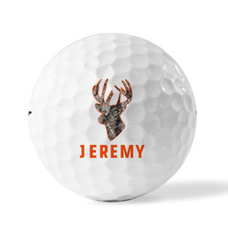 Hunting Camo Personalized Golf Ball - Titleist Pro V1 - Set of 3 (Personalized)