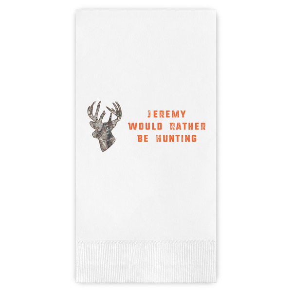 Custom Hunting Camo Guest Paper Towels - Full Color (Personalized)