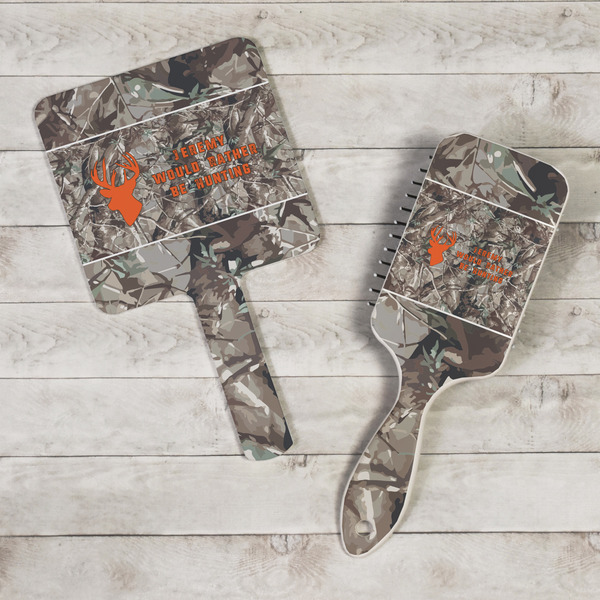 Hunting Camo Hand Mirrors - In Context