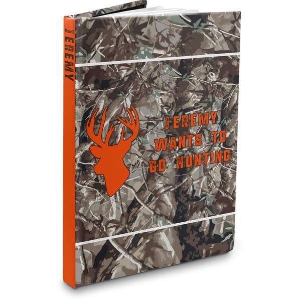 Custom Hunting Camo Hardbound Journal - 5.75" x 8" (Personalized)