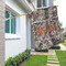 Hunting Camo House Flags - Double Sided - LIFESTYLE