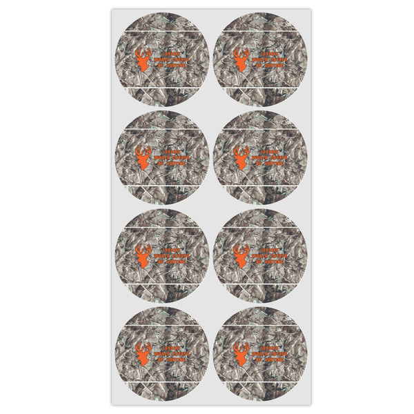 Hunting Camo Icing Circle - Medium - Set of 8