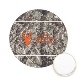 Hunting Camo Printed Cookie Topper - 2.15" (Personalized)