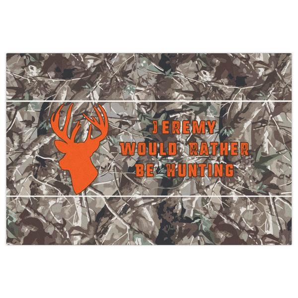 Hunting Camo Indoor / Outdoor Rug - 2'x3' - Front Flat