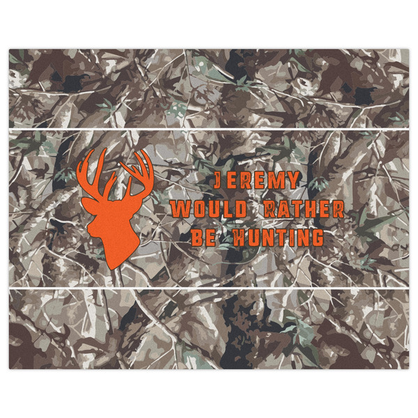Hunting Camo Indoor / Outdoor Rug - 8'x10' - Front Flat
