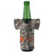 Hunting Camo Jersey Bottle Cooler - FRONT (on bottle)