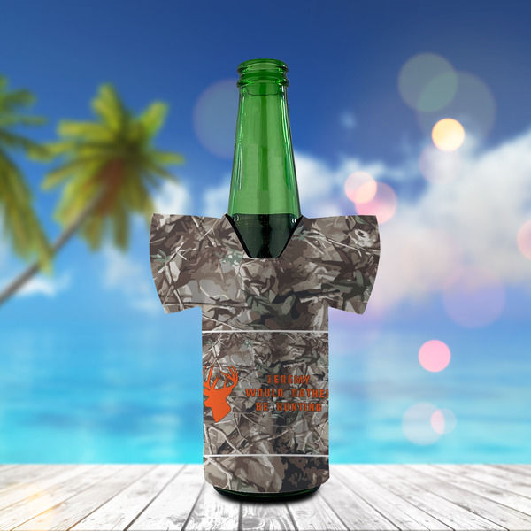 Hunting Camo Jersey Bottle Cooler - LIFESTYLE
