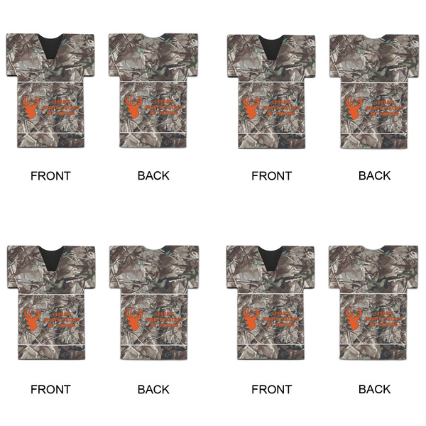 Hunting Camo Jersey Bottle Cooler - Set of 4 - APPROVAL