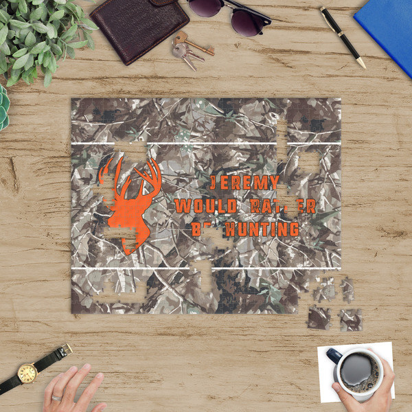 Hunting Camo Jigsaw Puzzle 500 Piece - In Context