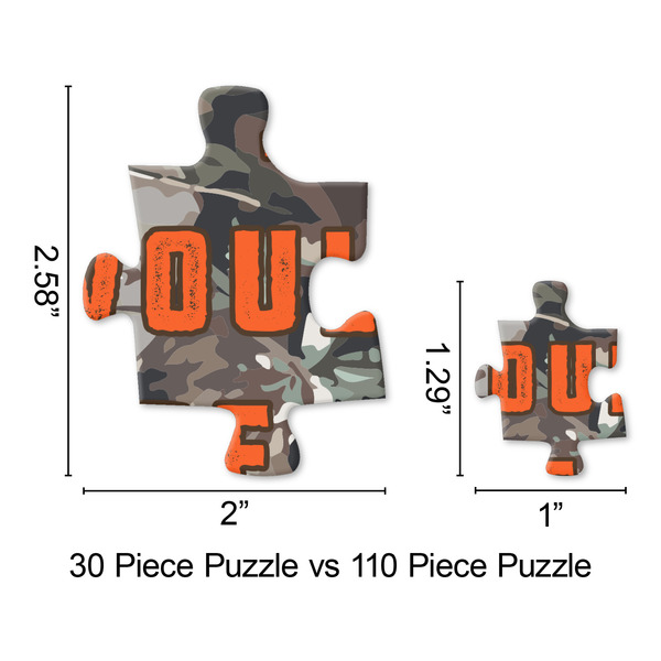 Hunting Camo Jigsaw Puzzle - Piece Comparison