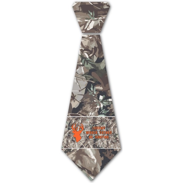Custom Hunting Camo Iron On Tie (Personalized)
